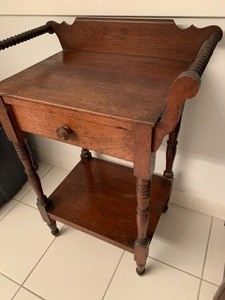 lot 294 image: Vintage Wooden Accent Table