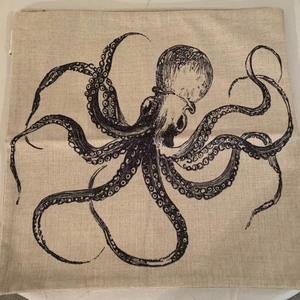 lot 351 image: Two New Octopus Print Pillow Covers