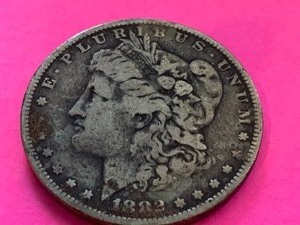 lot 368 image: 1882- O Morgan Silver Dollar Coin