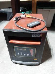 lot 37 image: Eden Pure Electric Heater With Remote-Works