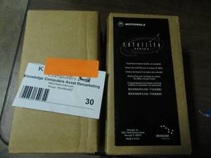 Motorola Iridium Fixed Mast Antenna U-bolt AT1621-73 SAF5350B