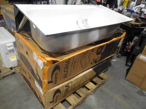 lot 9 image: PALLET LOT OF 3 TUBS