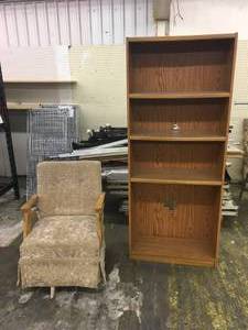 Rocking Chair & Shelf