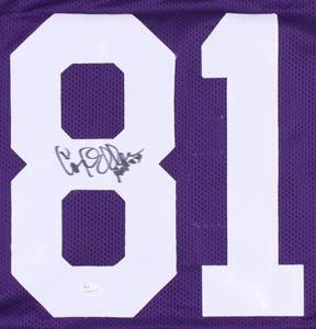 Carl Eller Signed Vikings Throwback Jersey Inscribed HOF 04 (JSA COA)