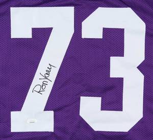 Ron Yary Signed Vikings Jersey (JSA COA)