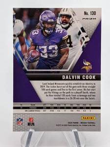 Dalvin Cook  - 2020 Panini Mosaic No-Huddle Pink Prizm Insert Football Card