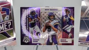 (9) Minnesota Vikings 2020 Panini Mosaic Football Card Lot - Includes Rookie Cards