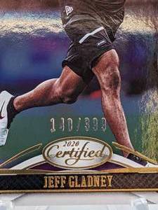 Vikings Rookie Jeff Gladney Special Insert Numbered #149399 Rookie Card - 2020 Panini Certified