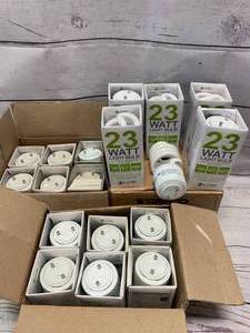 Lot of 23 Watt Energy Saving Spiral Fluorescent Light Bulbs