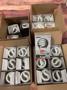 Lot of 21 60 Watt LED Light Bulbs
