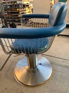 1960s Barber Chair Belmont Takara Warren Planter Style Original from Josephs School of Hair