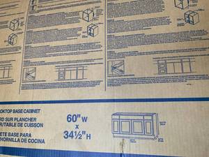 Hampton Bay 60 Sink Base (60 x 34 12 x 24 deep)