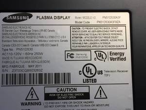 lot 24 image: Samsung Flat Screen TV