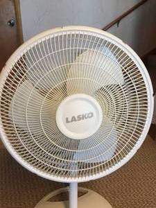 lot 42 image: Lasko Adjustable Height 3 Speed Floor Fan