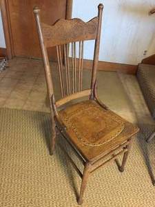 lot 58 image: Two Vintage Ornate Wooden Chairs