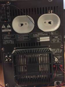 lot 121 image: JVC AMFM CD Cassette Player  Recorder