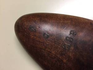 lot 134 image: C.S. Pierce Shoe Forms