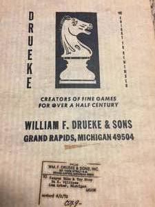 lot 135 image: 1972 Drueke Chess Set