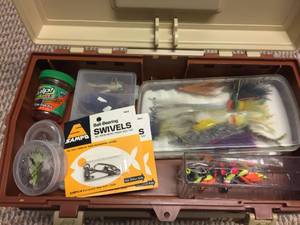 lot 154 image: Plano Tackle Box Full of Tackle