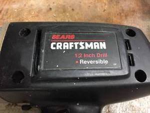 lot 184 image: Craftsman 12 Inch Reversible Drill