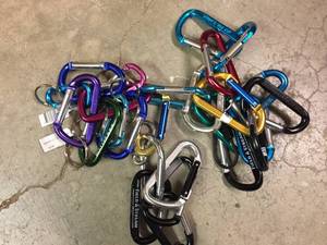 lot 201 image: Bungees and Carabiners