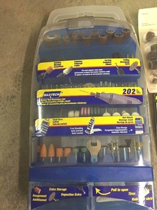 lot 207 image: Dremel Accessory Kits and Ryobi Drill Accessory Kit