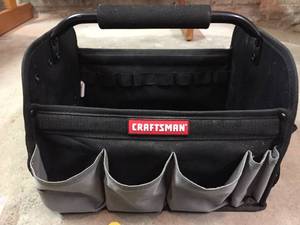 lot 226 image: Craftsman Tool Tote Full of Tools
