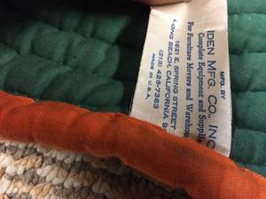 lot 310 image: Two IDEN Shipping Blankets