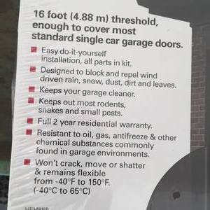 lot 320 image: StormSheild Garage Door Threshold
