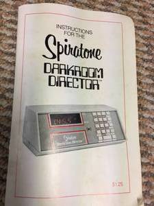 lot 324 image: Vintage Sprirotone Darkroom Director