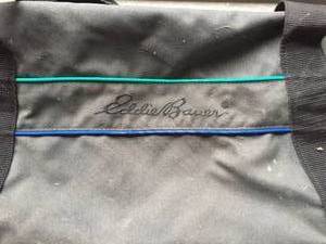 lot 337 image: Two Pairs of Cross Country Skis And Poles in Eddie Bauer Bag