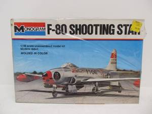 lot 60 image: NOS Vintage Monogram F-80 Shooting Star