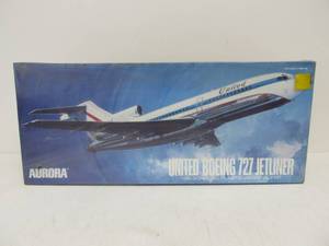 lot 102 image: NOS Vintage Aurora United Boeing 727 Jetliner