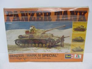 lot 103 image: NOS Vintage Revell Panzer Tank - Mark IV Special