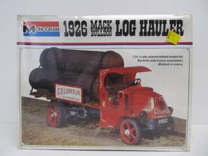 lot 8 image: NOS Vintage Monogram 1926 Mack Bulldog Log Hauler