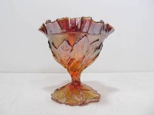 lot 11 image: Nice Vintage IMPERIAL Carnival Glass Vase