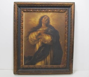 lot 40 image: Antique Immaculate Conception Framed Artwork
