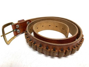 lot 59 image: Vintage Leather Ammo Belt 