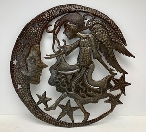 lot 83 image: Large Metal Wall Sculpture 