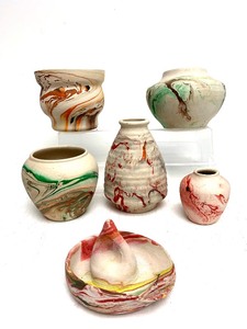lot 87 image: Nice Group of Vintage NEMADJI Pottery