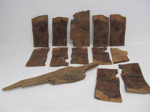 lot 101 image: Lot of Burled Wood Planks