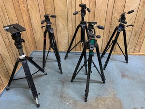 lot 176 image: Group of Large Professional Photography Tripods
