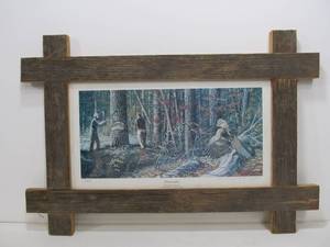 lot 206 image: Framed Signed Numbered Randall Raduenz Print - The Undercutters