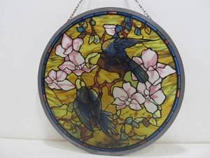 lot 211 image: Contemporary LC Tiffany Glass Suncatcher