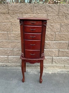 lot 160 image: Multi Section Jewelry Organizer Cabinet