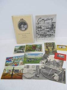 lot 240 image: Group of Vintage GETTYSBURG Postcards Photos & Booklets