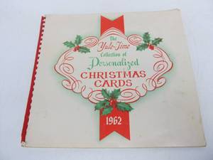 lot 241 image: Vintage 1962 Salesman Sample Christmas Card Book