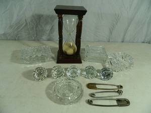 Glass Door Knobs, Oversized Pins, Hourglass, More