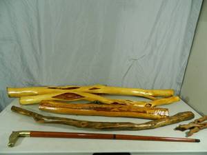 Wood Cane, Walking Stick, More