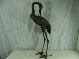 Large Cast Aluminum Bird